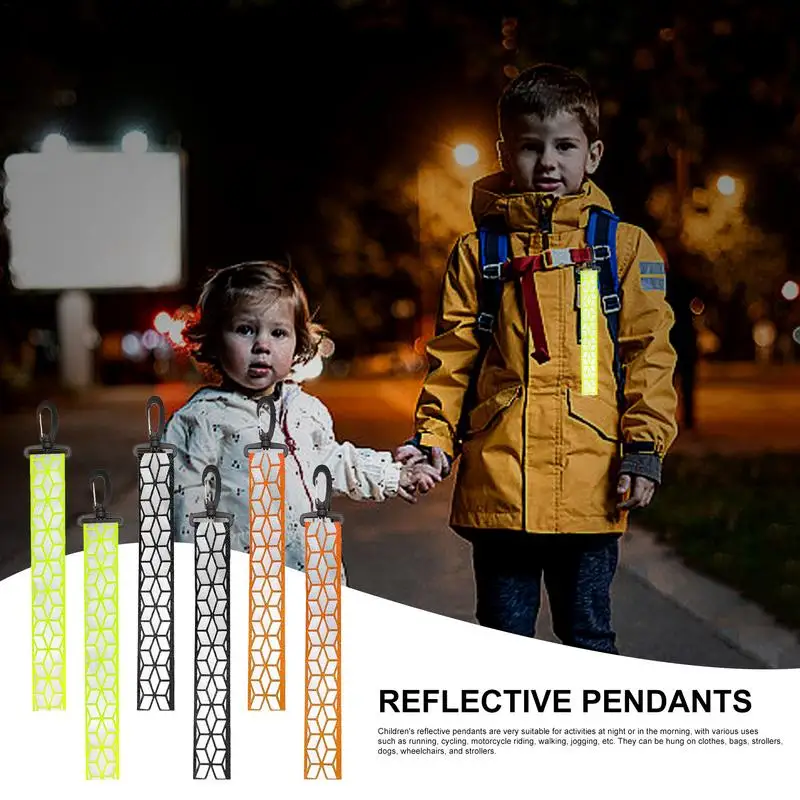 Светоотражающие брелки 15 см подвеска-отражатель высокой видимости маркер