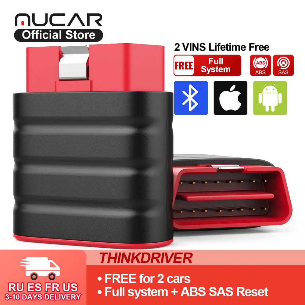 

MUCAR BT200 Diagnostic Tools Old Version Car Code Reader Obd2 Scanner For Auto Oil SAS Obd 2 Bluetooth Scan Automotive Tester