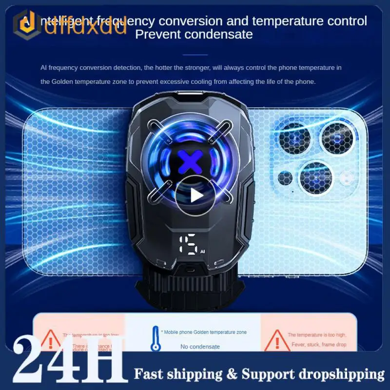 

Semiconductor Heat Sink Cool Down Cooling Cell Phone Live Streaming Fast Magnetic Attraction Noise Reduction Game The New Cooler