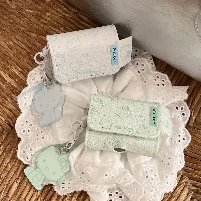 Сумка из искусственной кожи для наушников AirPods 1 2 3 2021 Pro цвет в ассортименте