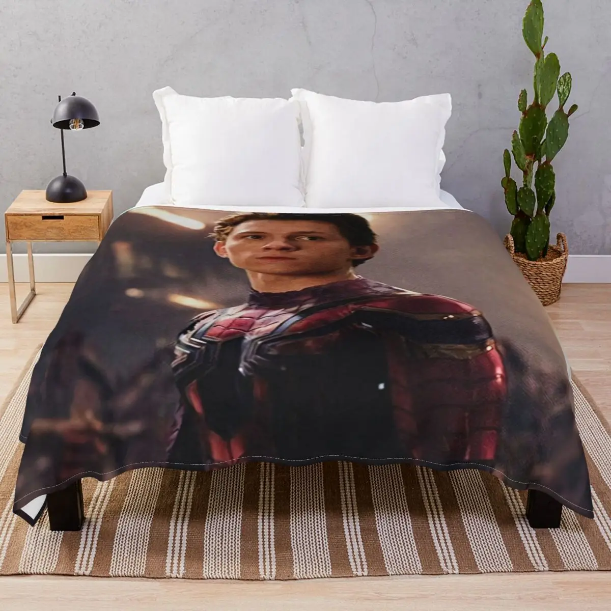 Tom Holland New Costume Blankets Flannel Autumn/Winter Breathable Throw Blanket for Bedding Home Couch Travel Cinema