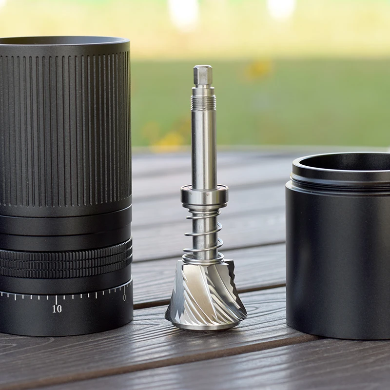 

New JAFFEE J1-pro manual coffee grinder with 39.8mm 7core burr external adjustable design portable coffee mill