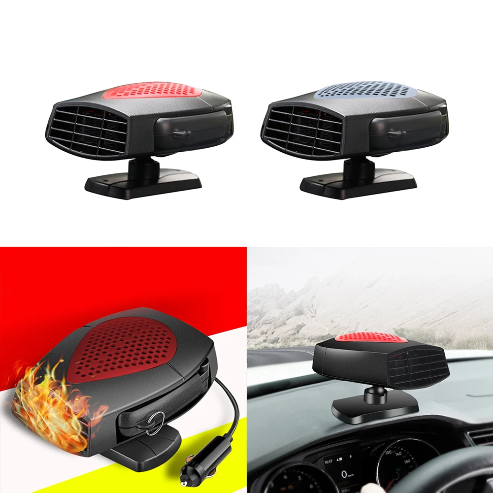 

Car Heater 2 In 1 Car Windshield Fast Heating Defrost Defogger 360 Degree Rotation Auto Heater For Interior Accessories