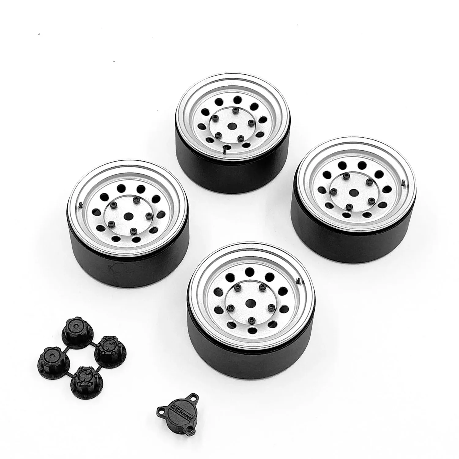 

CChand Metal Wheel Hubs Painted 2.2inches for 1/6 RC Crawler Car Suzuki Capo Samurai Off-road Vehicle Accessories Model TH20910
