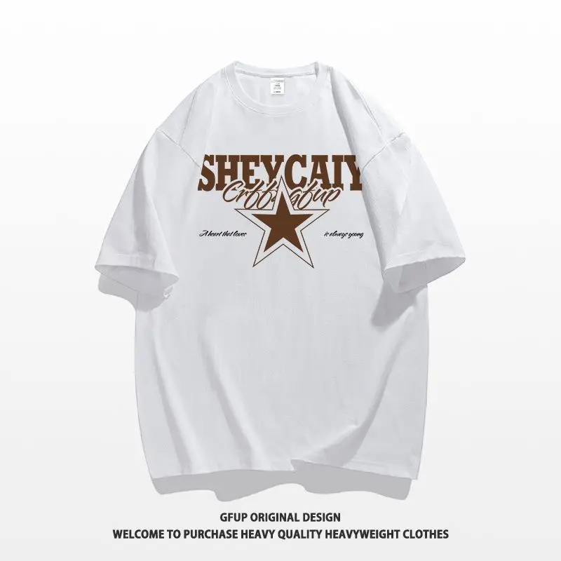 Очень большая весом 50 00 кг новая летняя футболка из чистого хлопка с короткими