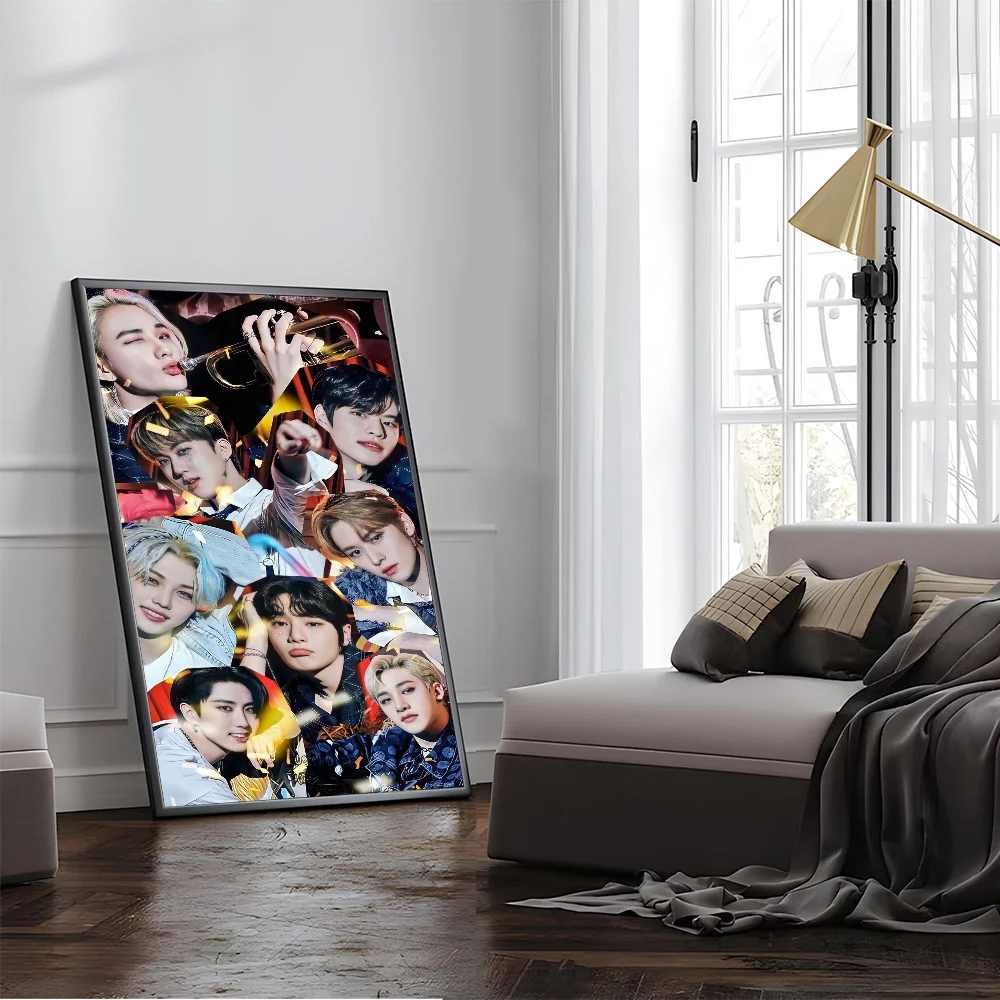 Kpop S-Stray детские липкие постеры с фильмами винтажные комнаты домашний бар кафе