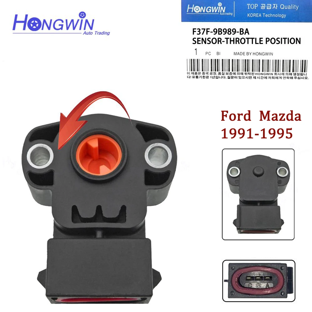 

Throttle Position Sensor TPS For 1991-1995 Ford Aerostar Ranger & Mazda B4000 4.0L V6 F07F9B989BA, F37F9B989BA, F37F-9B989-BA