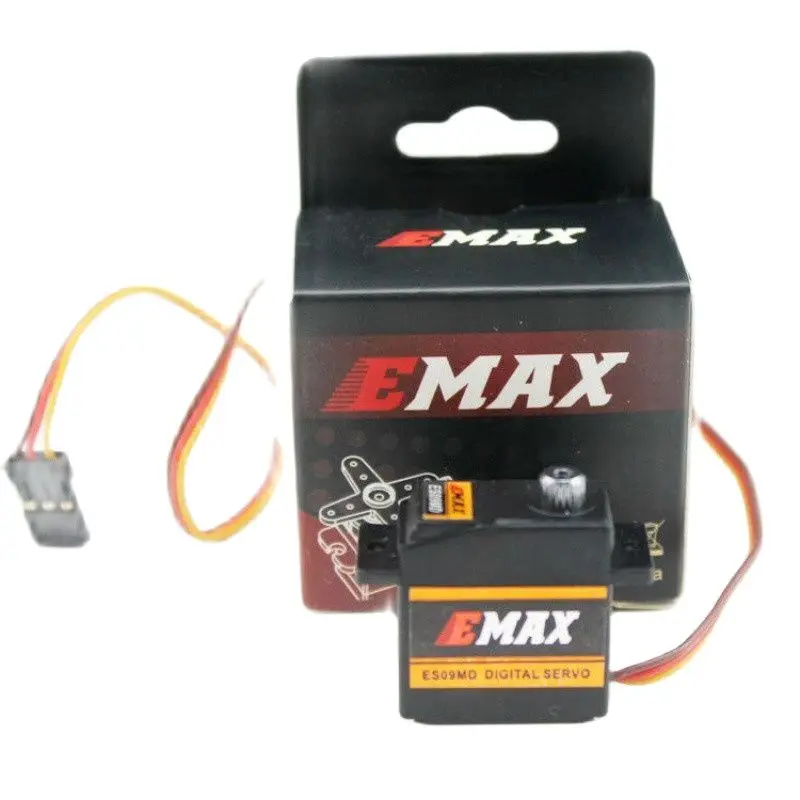 Оригинальный Emax ES09MD металлический сервопривод для радиоуправляемой модели квадрокоптера самолета
