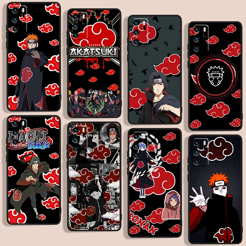 

Good looking naruto logo Phone Case For Huawei P10 P20 P30 P40 P50 Lite Pro 2019 Plus Lite E 5G Black luxury Silicone Back Soft