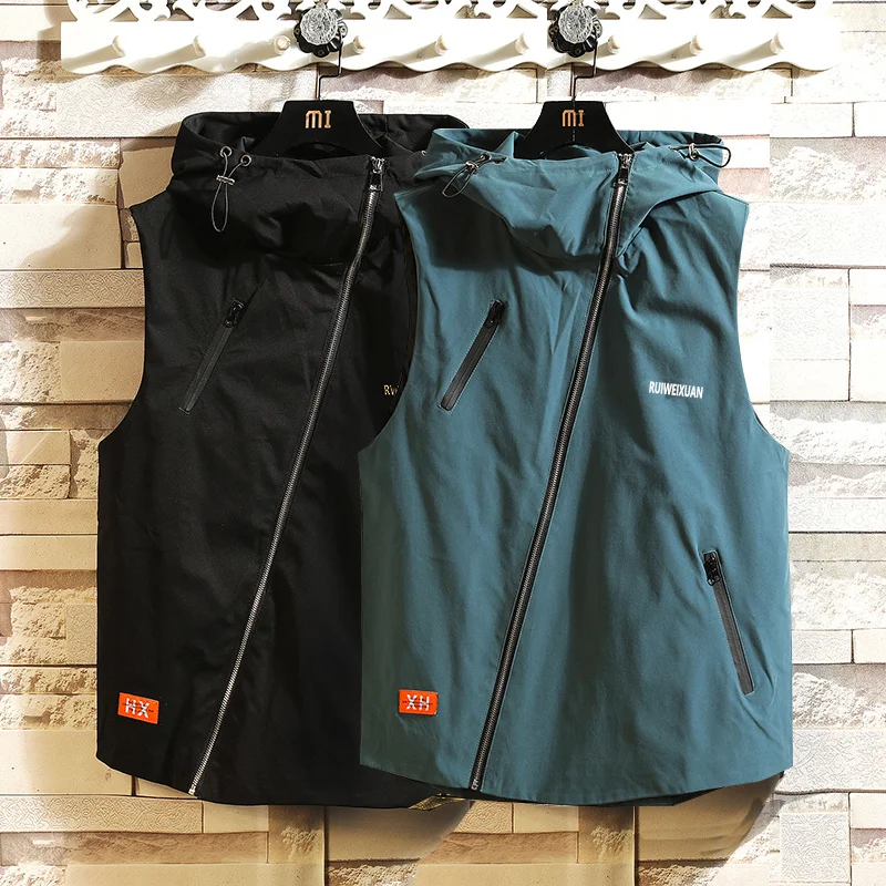 

Sleeveless Jacket Fashion Vests For Men's Pocket Photography Waistcoat Casual Spring Autumn Outdoors Military Black 2023 Fishing