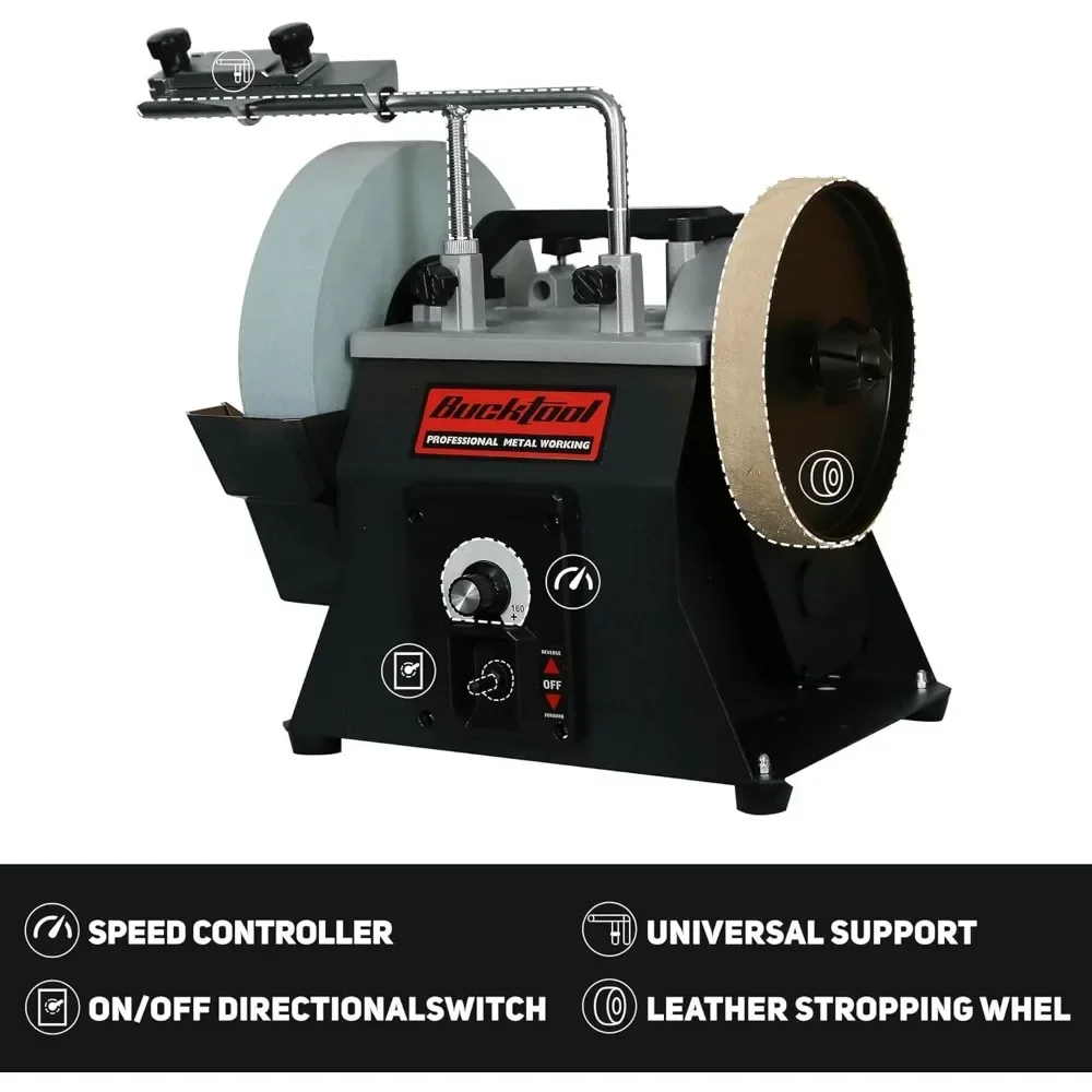 Система ди affilatura umido velocità variabile da 10 полlici (23иллиatrice пиetra багната raffreddata ad acqua due dir