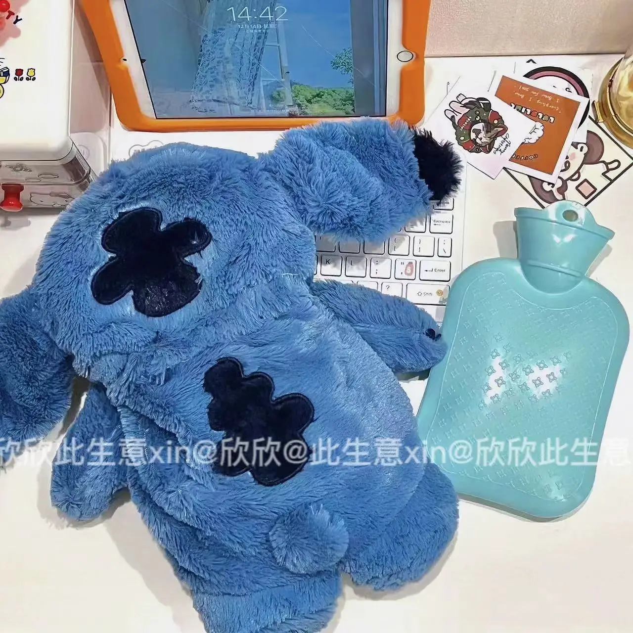 Новая Милая пушистая сумка для горячей воды модная Аниме кукла с ангелом пухом