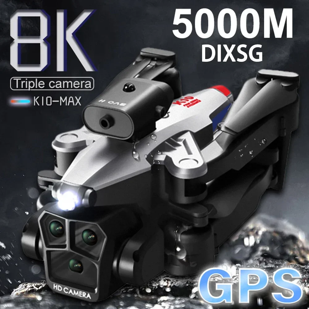 

DIXSG New K10 MAX High Definition Aerial Photography Drone 5G Obstacle Avoidance Remote Control Aircraft Optical Flow Quadcopter