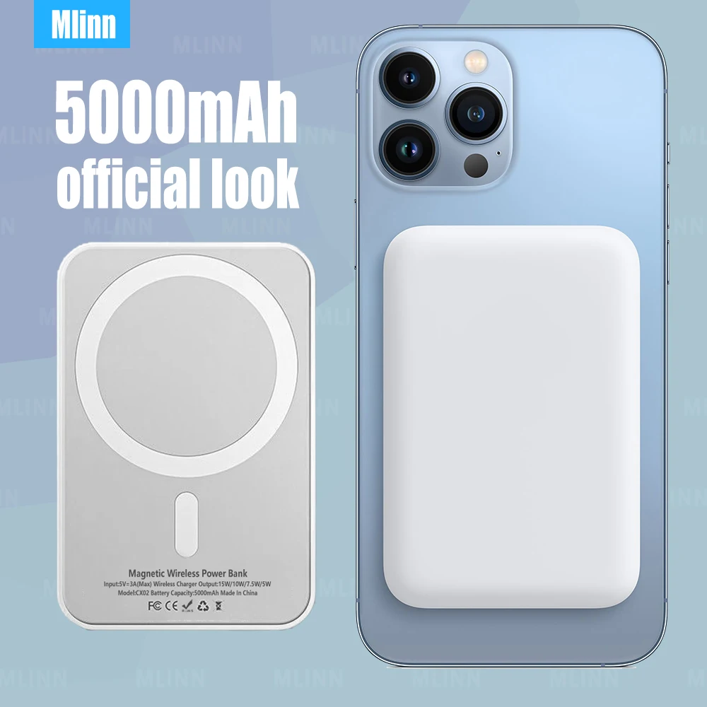 

Magsafe Внешний аккумулятор Magsafe, 10000 мАч, для iphone 13, 12, 13pro, 12pro Max