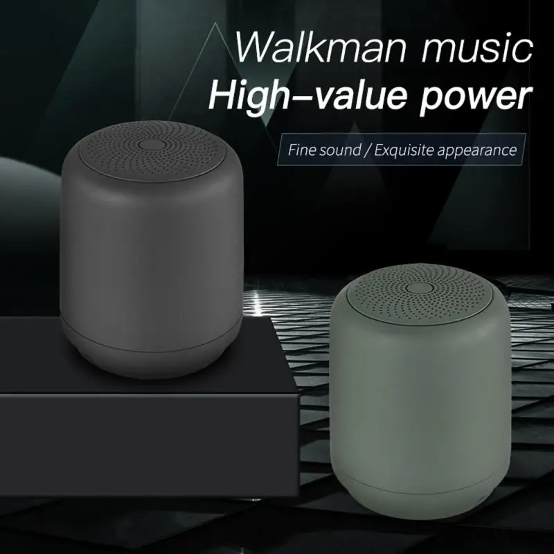 

Mini Speaker Waterproof Handsfree Call Loudspeaker Tws Stereo Creative Gift -compatible Speaker 2h Charging Time