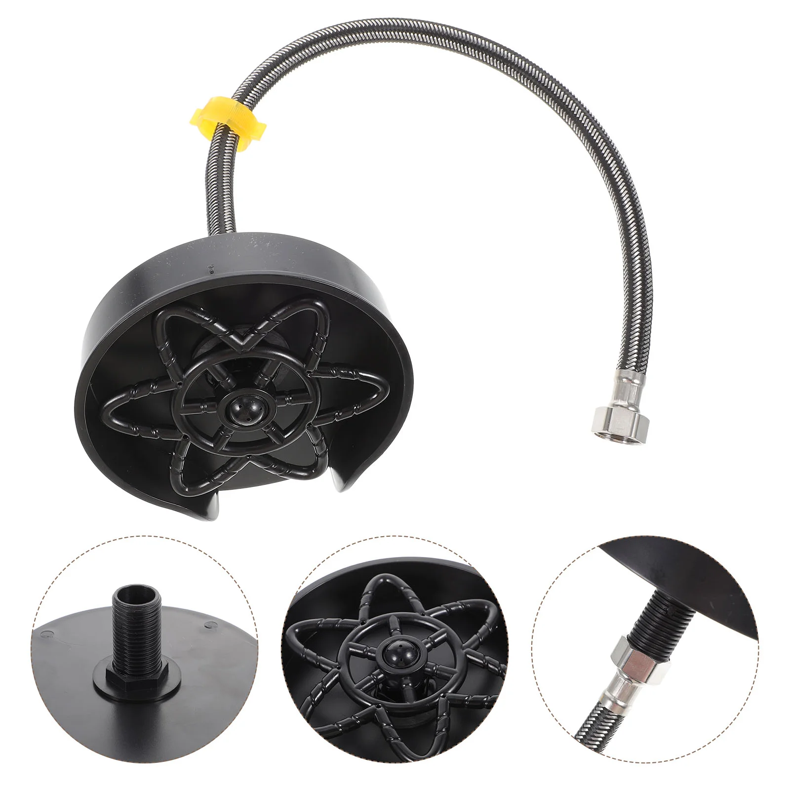 

Glass Sink Washer Rinser Cup Bar Automatic Sprayerriner Bottlecountertop Beer Kitchen Attachment