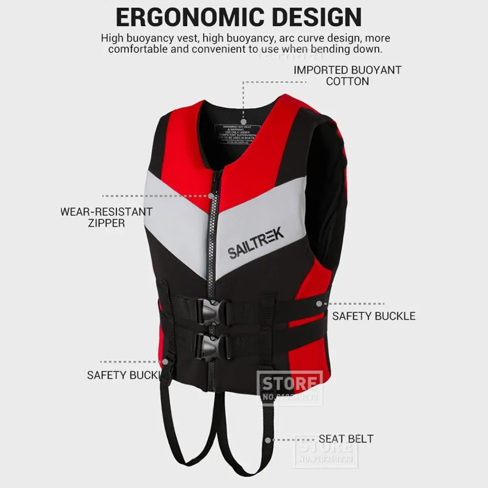 Взрослых спасательный жилет майка для серфинга лодки гидроцикл каяк вейкборд