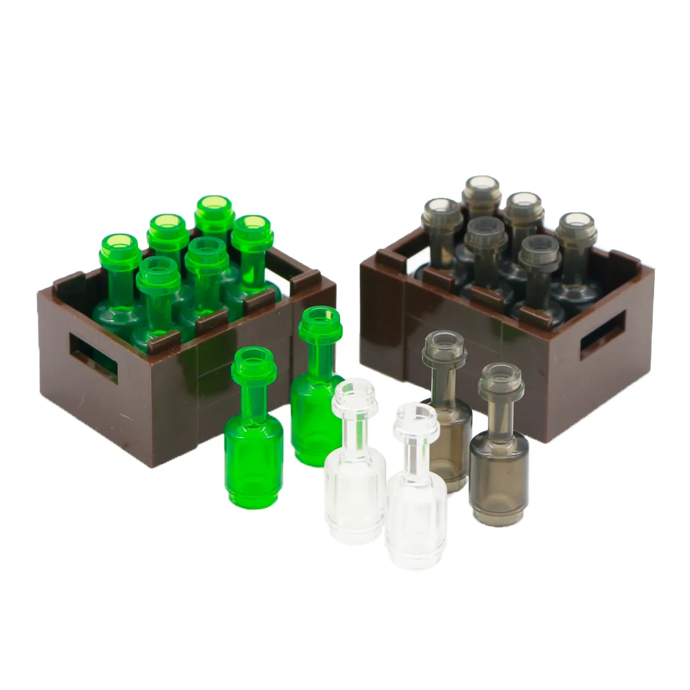 

Конструктор городская бутылка кубики MOC напитки пиво напиток винная посуда фигурки аксессуары детские игрушки Совместимые друзья