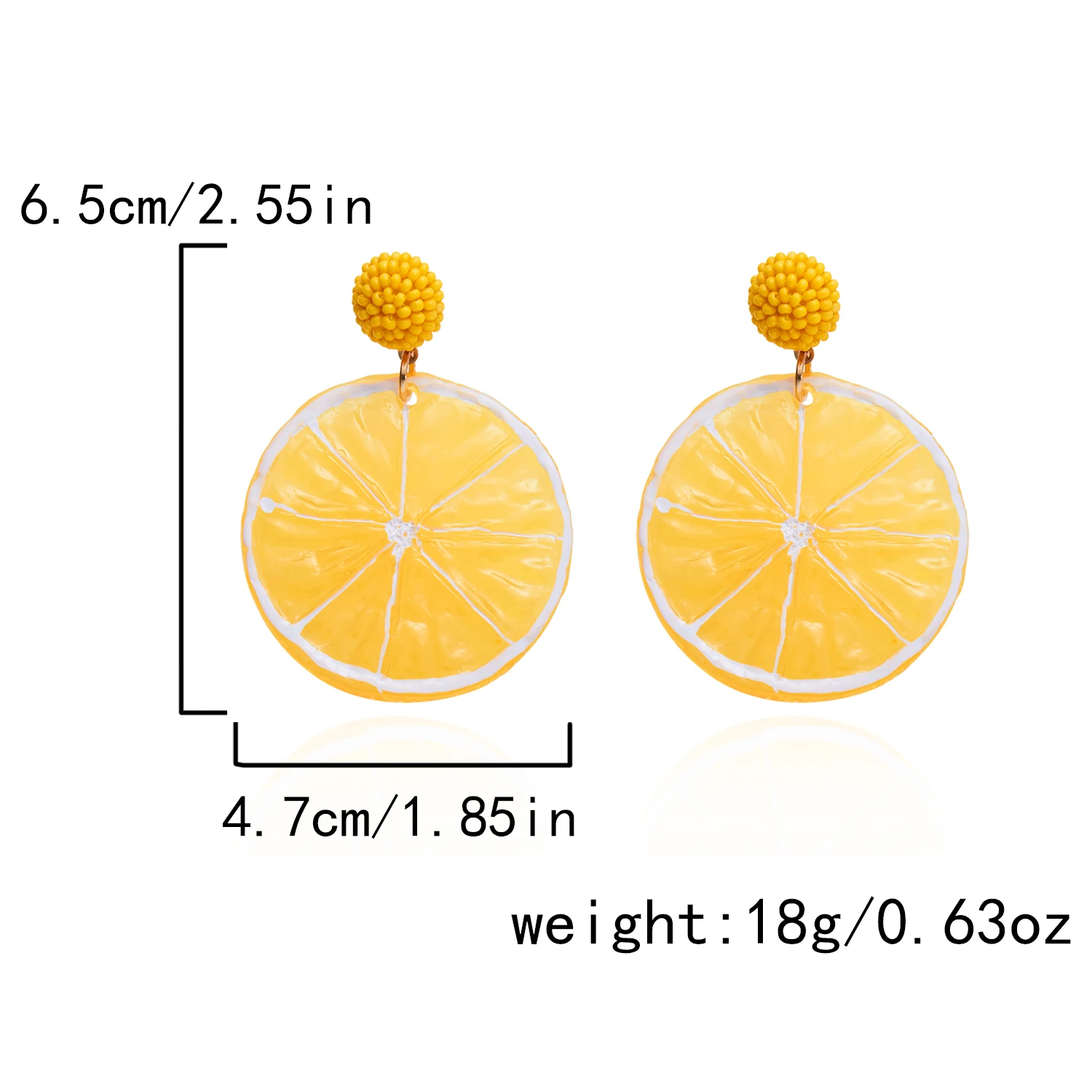 Модные милые акриловые серьги-капли в форме фруктов для женщин уникальные