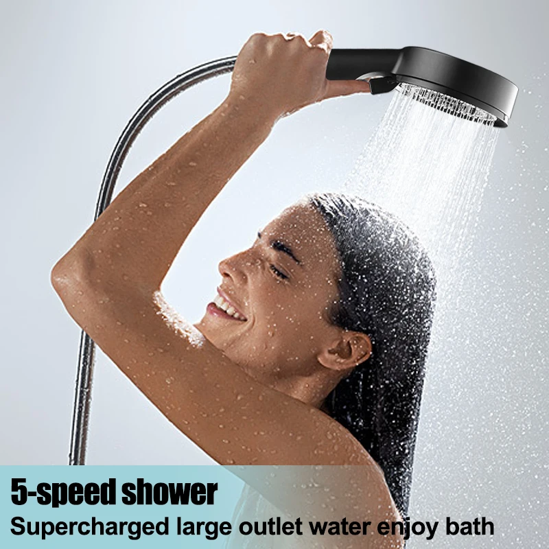 Zhang Ji 2023 New Style 5 Modes Adjustable  Bath Shower Head Water Saving High Pressure  Showerhead  Bathroom Accessories images - 6