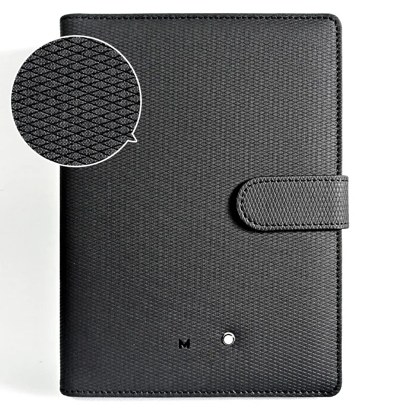 

Черный магнитный Catch Luxury MB кожаный чехол для записной книжки & качественные бумажные страницы, уникальные свободные канцелярские принадлежности для письма, новый дизайн