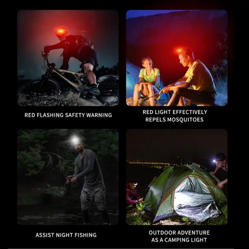 Мини-фонарь внешний Аккумуляторный с USB-датчиком