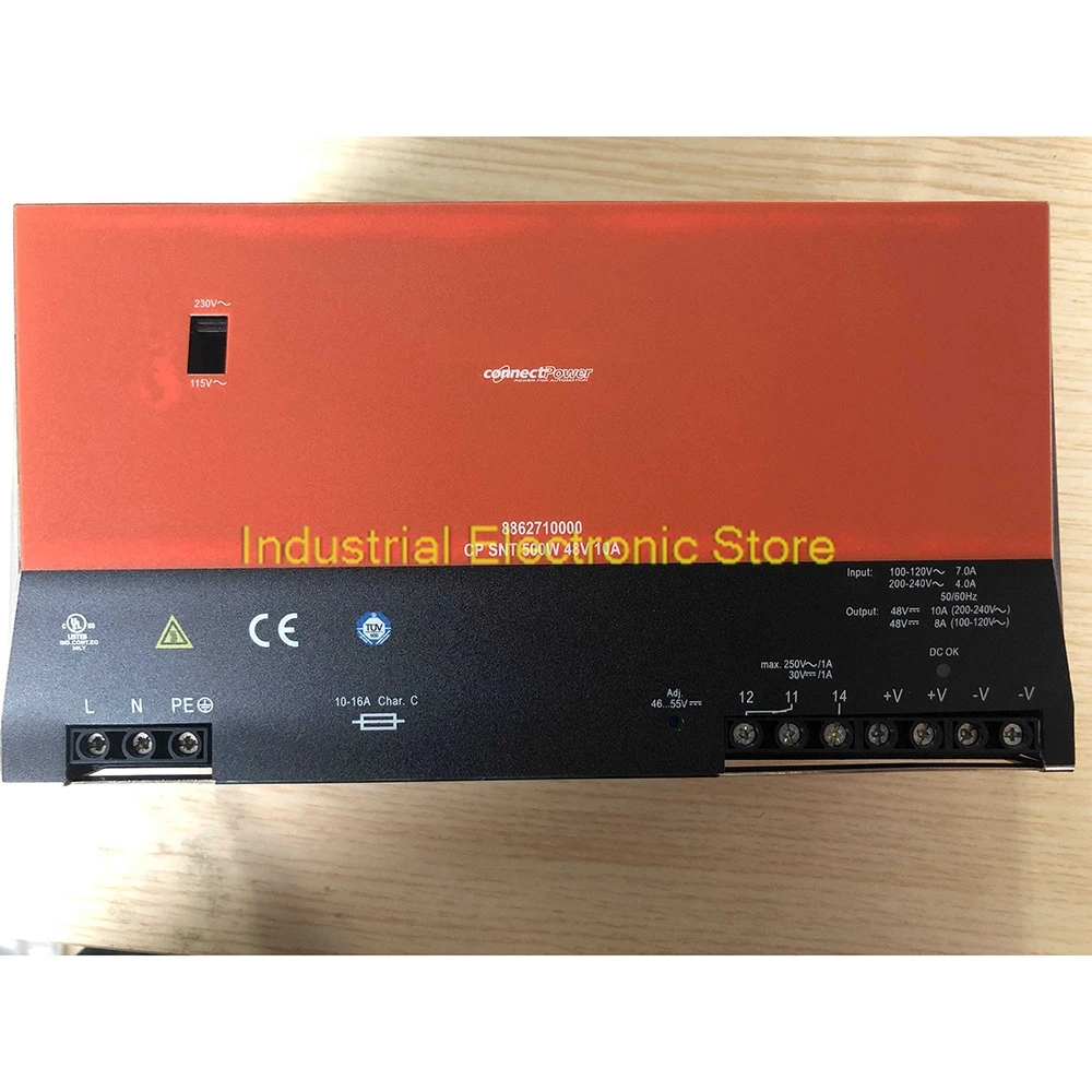 Новый блок питания CP SNT 500W 48V 10A для Weidmuller 8862710000