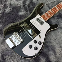 2022newricken 4003 bass backer version electric guitar black color chrome hardware high quality guitarar free shipping