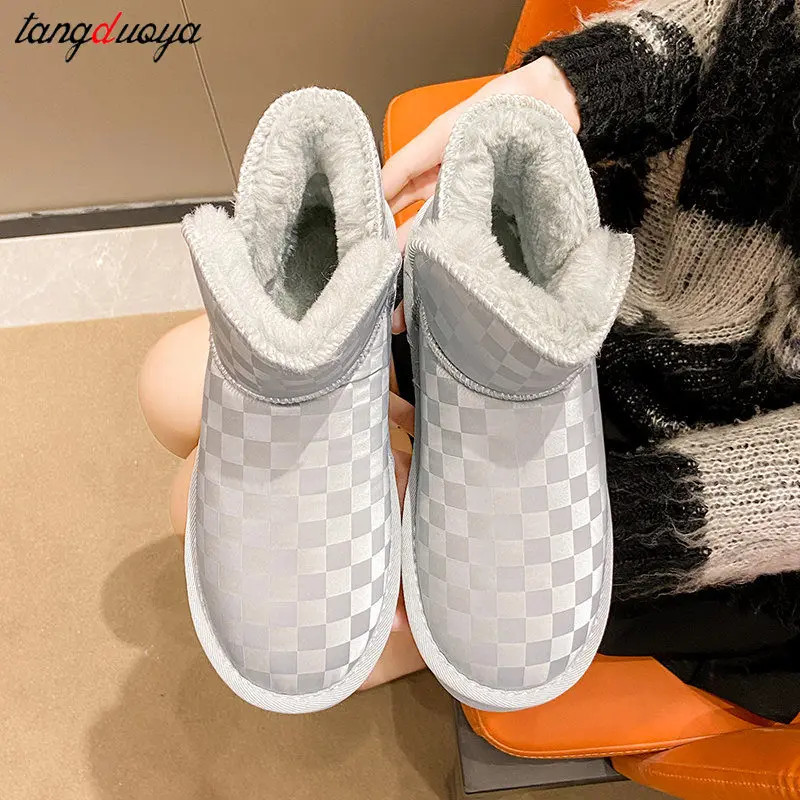 2023 New Women Boots Thickening Plus Velvet Winter Fashion Warm Short Boots Cotton Shoes Women'S Snow Boots Winter Boots