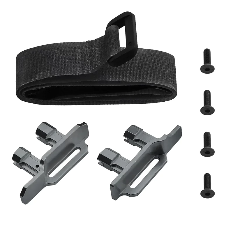 Держатель для металлической батареи с ремешком Trax 1/10 Maxx Small X черный