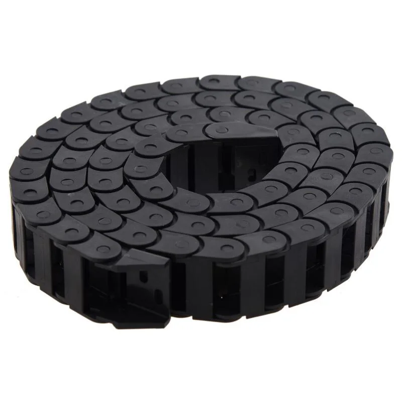 

L1000mm Cable Drag Chain Wire Carrier Tank Chain10 X 20mm 15x30mm with End Connectors for CNC Router Milling Machine Accessories