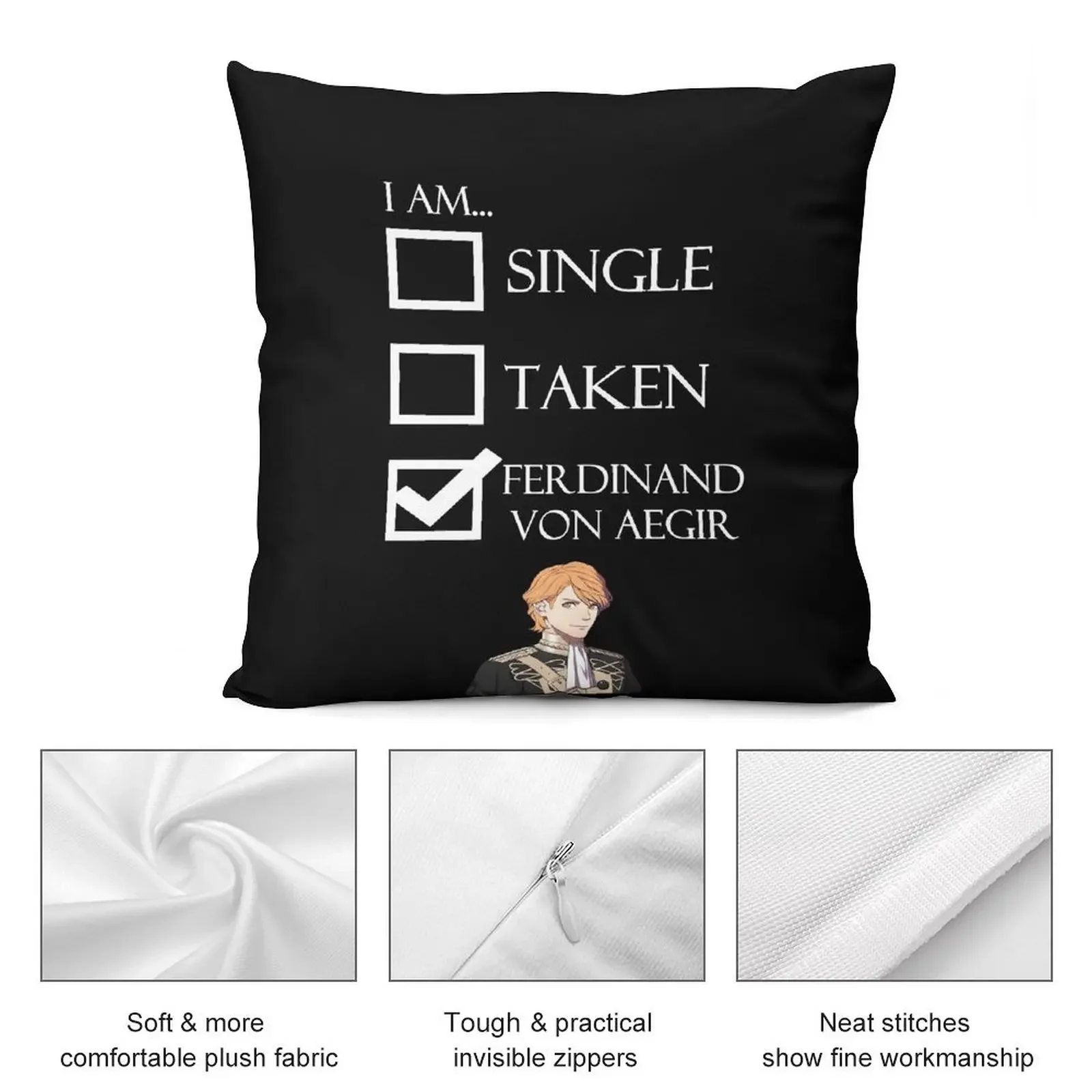 Декоративная подушка I Am Ferdinand Von Aegir Fire Emblem Three Houses