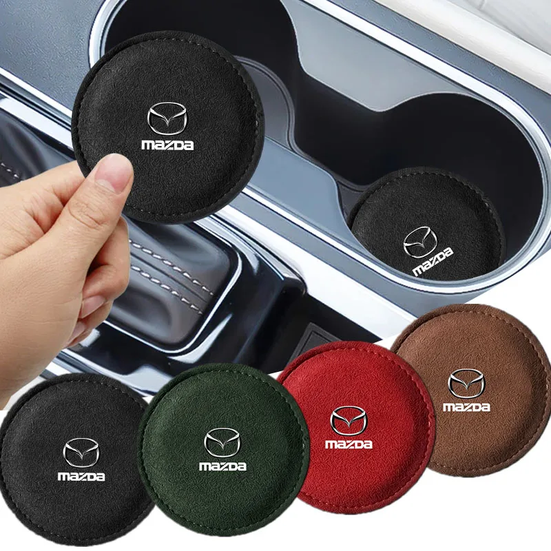 

1pcs Car Coaster Anti-Slip Pad Cup Holder Mat Accesorios For Mazda 3 6 7 8 ATENZA Axela 5 6 323 500 RX7 RX8 CX9 CX30 CX7 CX6 CX5