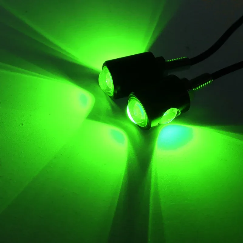 

Сигнальная лампа для мотоцикла, светодиодная лампа в форме орлиного глаза, мини-подсветка номерного знака, индикатор указателя поворота, задний фонарь, стоп-сигнал, противотуманная лампа, лампа