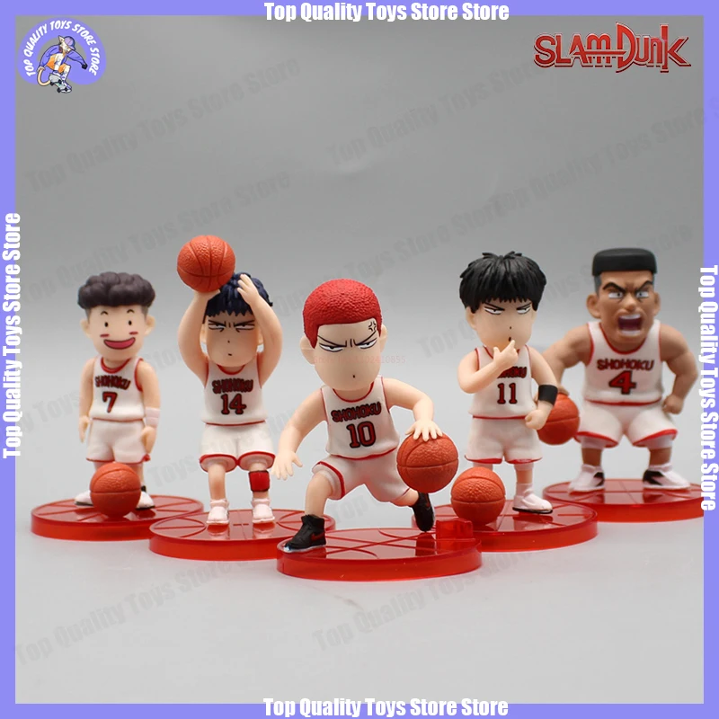 

Sakuragi Hanamichi Slam Dunk Kawaii Anime Figures Figurine Basketball Team Pvc Statue Model Doll Room Collectible Cute Gift
