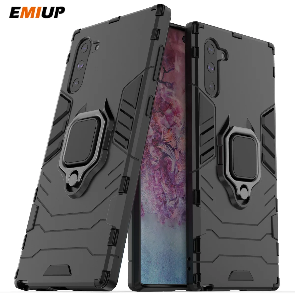 

Бронированный противоударный чехол для Samsung Note9 Note10 10Pro 10Lite Note20 20ultra M20 M30 M51 M52 F52, чехол для телефона с металлическим кольцом