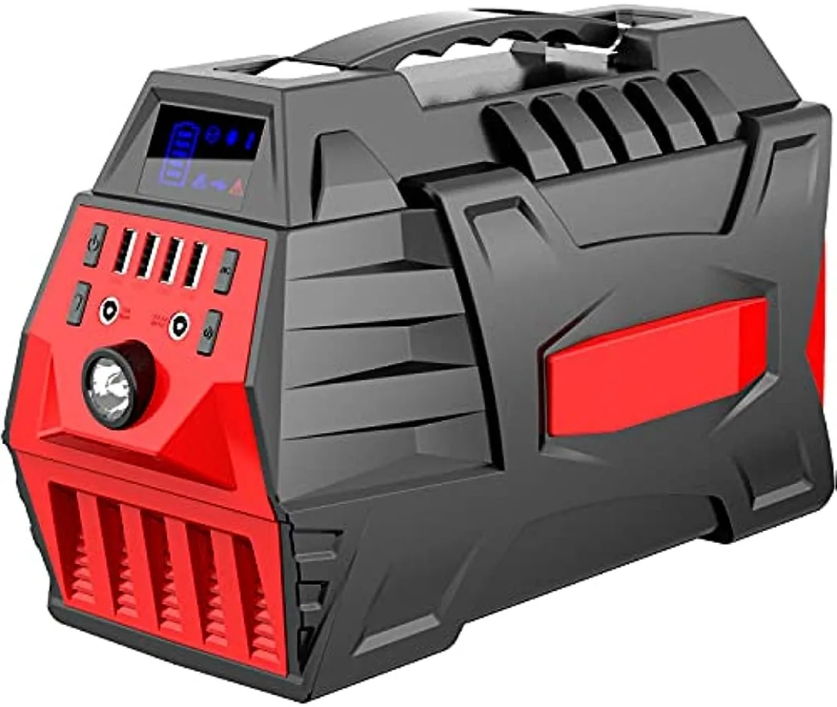 

500W Portable Power Bank / Station, 296Wh Outdoor Solar Generator Backup Battery Pack with 110V/500W AC Outlet for Home Use