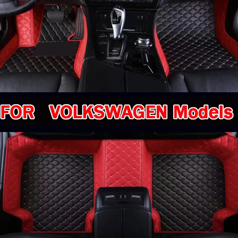 Автомобильный напольный коврик для VOLKSWAGEN Turbo GTI Saveiro Cross T-Cross Sagitar UP Santana Caravelle ID3 Passat
