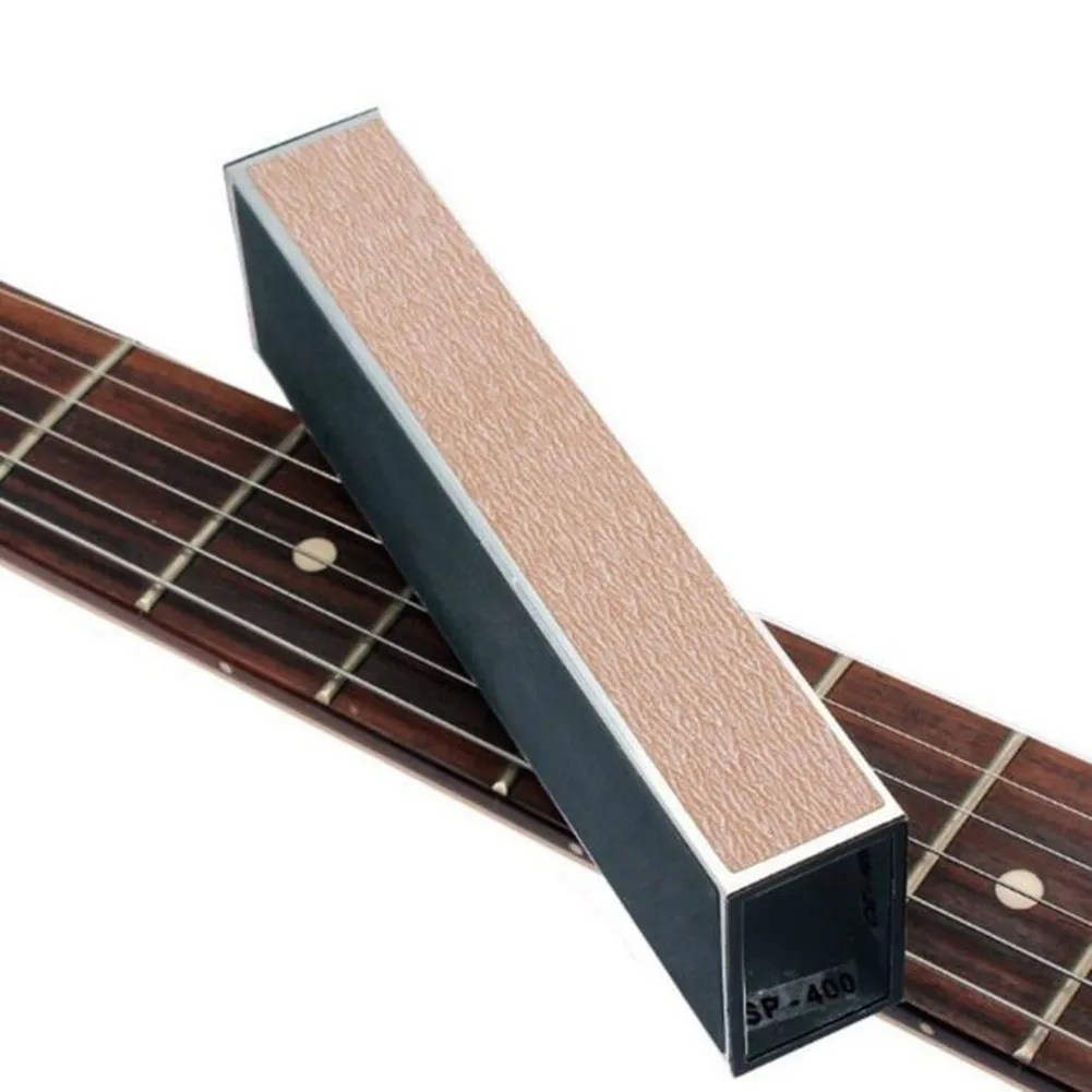 15 X 3.8 X 2.5cm Lightweight Guitar Bass Beam Aluminum Fret Leveling File Sandpaper Luthier Aluminum Alloy Tools DIY enlarge