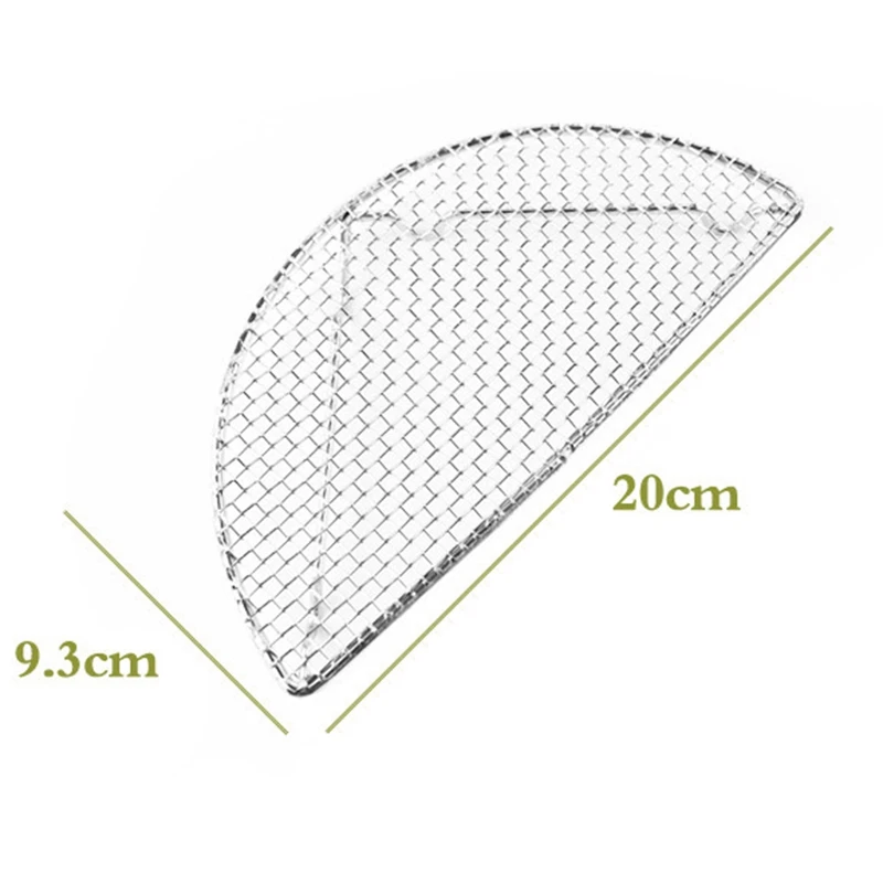 Жареная сеть Tempura гриль из нержавеющей стали гамбургер жареная курица жировая