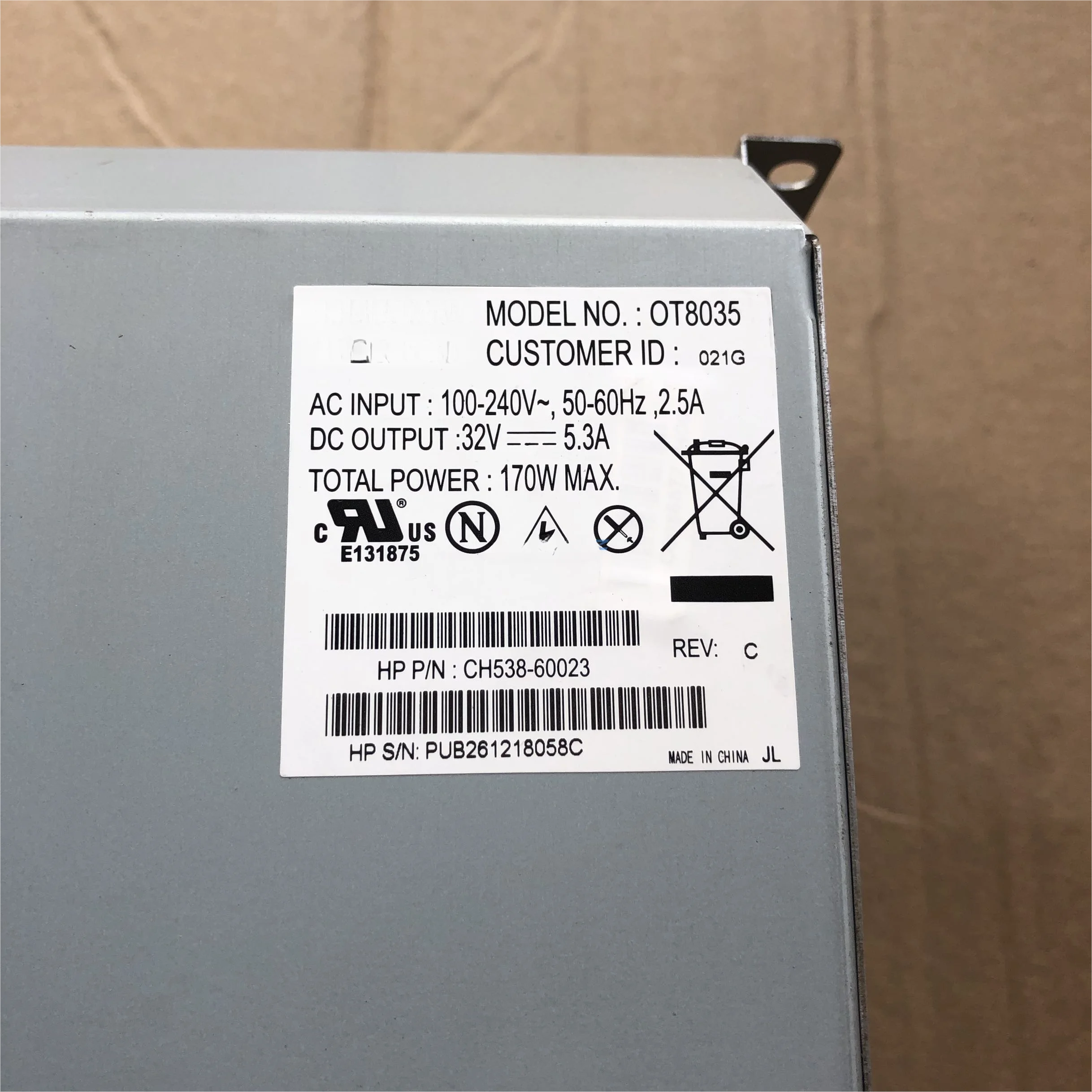 Блок питания OT8035 Z2100/Z3100 Z5200 T610 плата