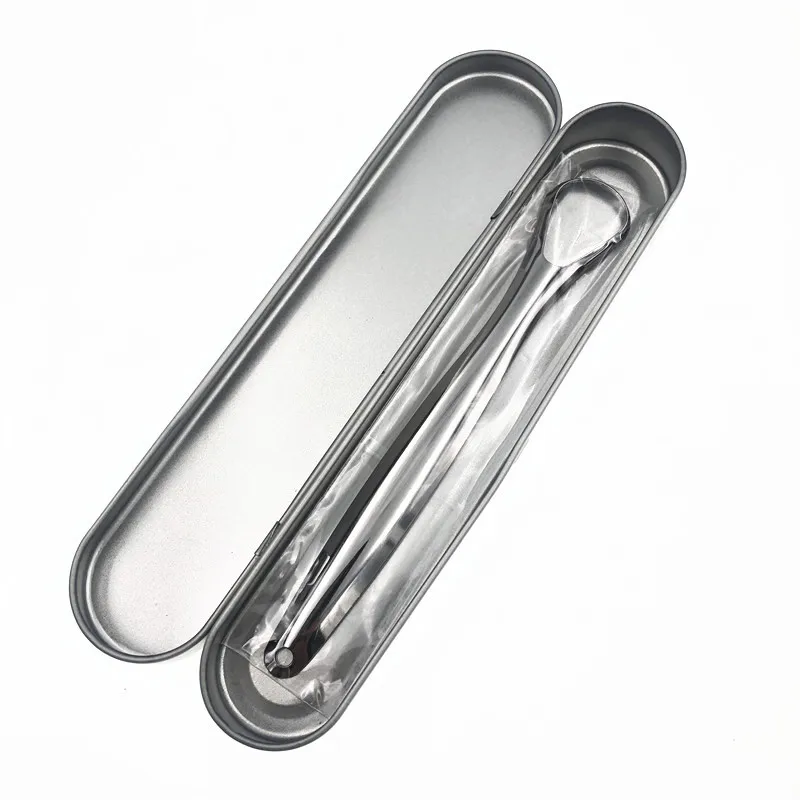 

Wonderlife Stainless Steel Tongue Scraper Cleaner Metal Srapes Reusable & Ecofriendly Tongue Brush Fresh Breath Scraper
