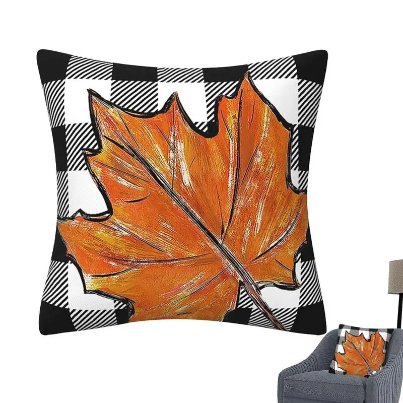 

Осенние наволочки, Осенние декоративные наволочки для подушек, уличные наволочки в виде оранжевой тыквы, чехол для дивана, спальни, дивана, дома