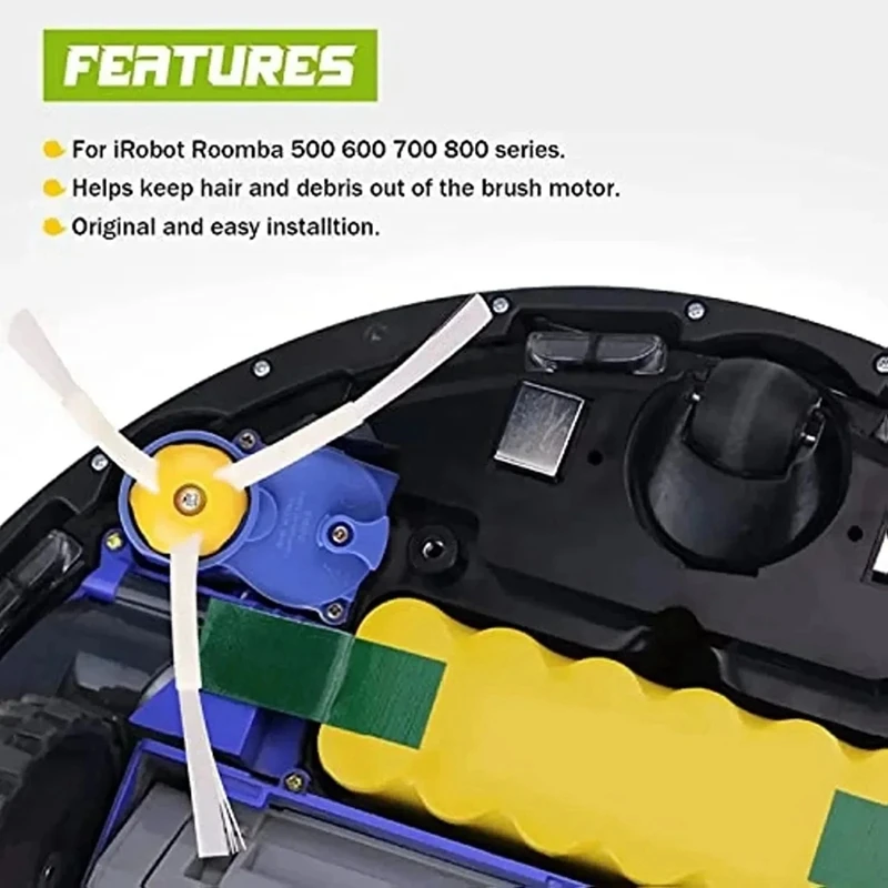Модуль двигателя с боковой щеткой для IRobot Roomba 500 600 700 800 900 I3 I7 E5 E6 E7 J7 серии замена