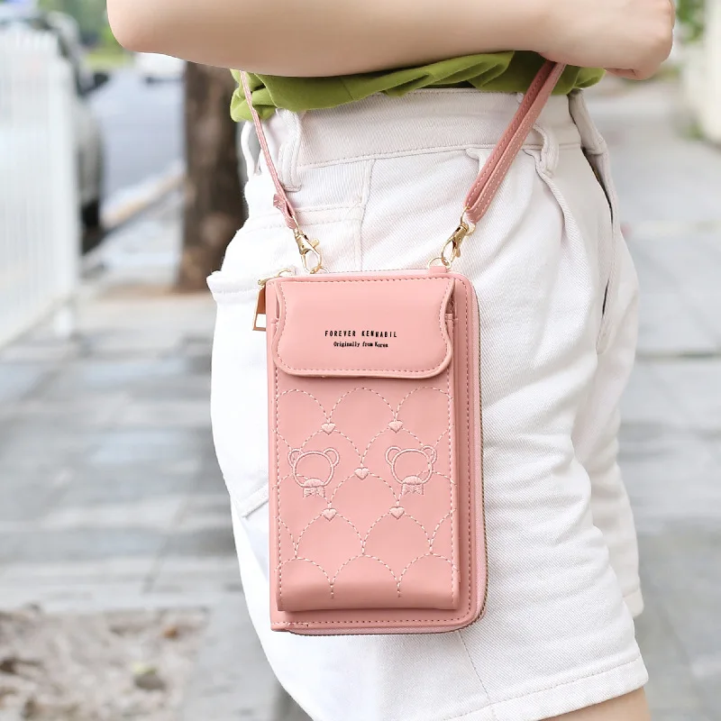 Женская маленькая сумка в Корейском стиле вместительная сумка через плечо Диагональная Сумка простая модная женская сумка на молнии