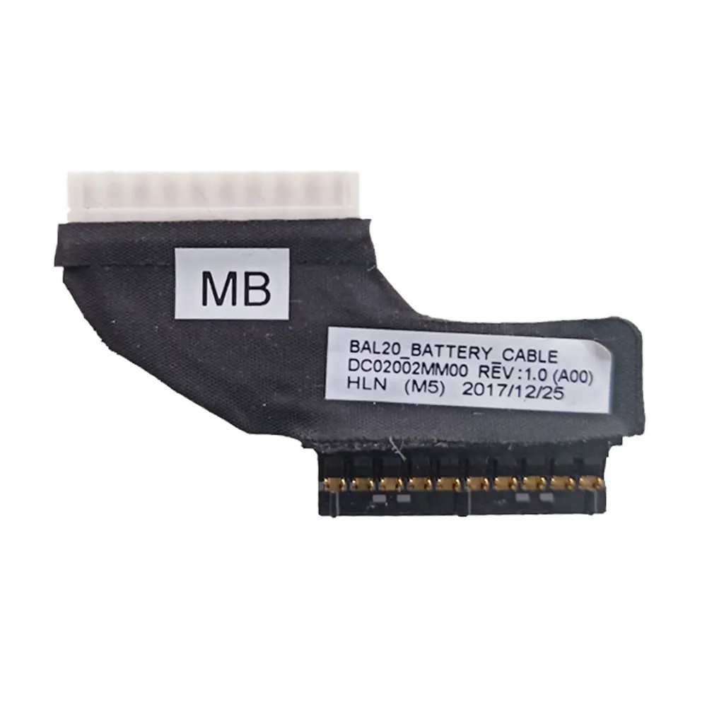 Гибкий кабель для аккумулятора для Dell Inspiron 15 5565 5567 P66F, кабель для аккумулятора ноутбука, соединительный провод для замены 0G0FWX DC02002MM00 (art.: 3920bcfe390cd) - 3920bcfe390cd