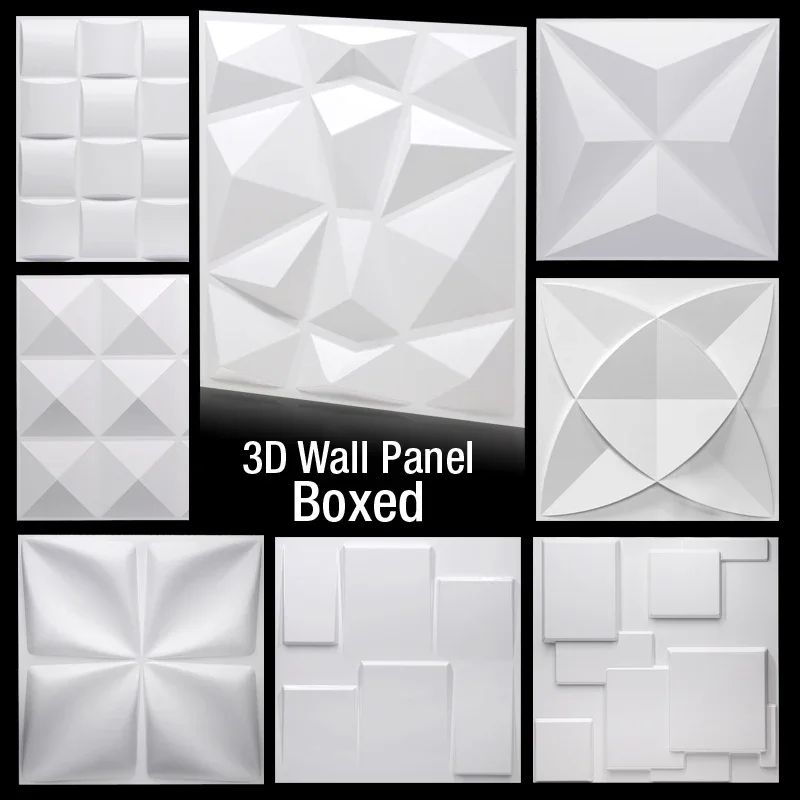 30 см 3D Наклейка на стену потолок Пластиковая форма для плитки панель гипс