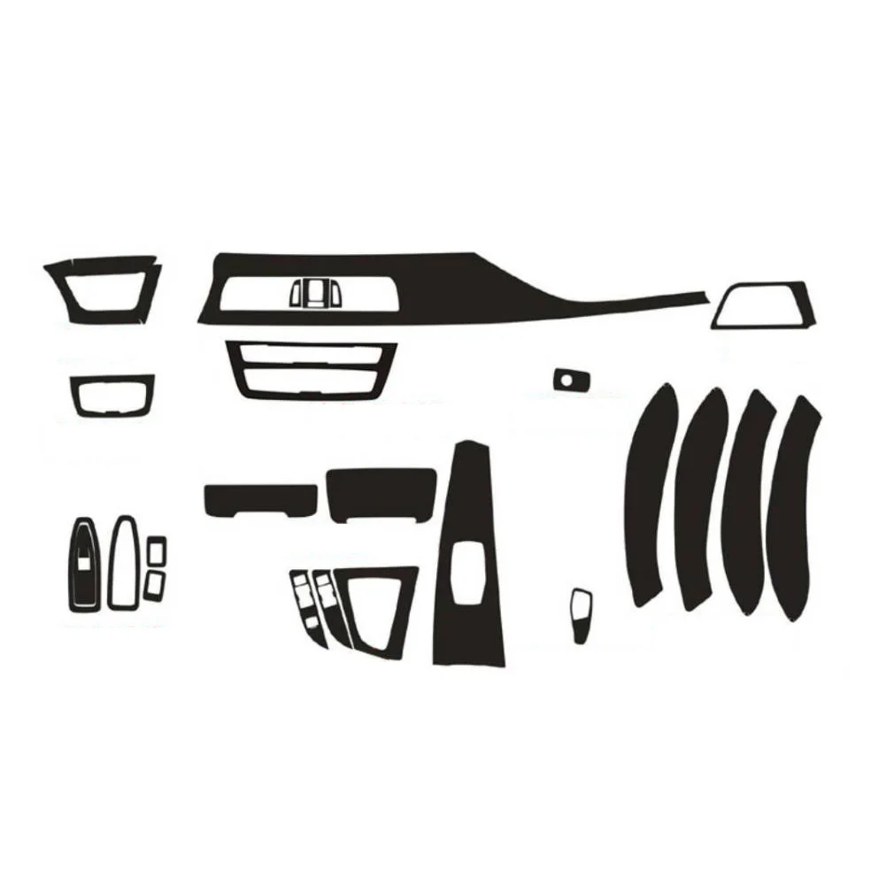 

Stickers For BMW 3 Series F30 F31 Center Console Interior Decal Trim 5D Carbon Fiber Trim Vinyl Sticker Parts High Quality