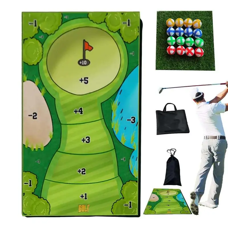 

Новый мини-набор для игры в гольф на каждый день улучшает навыки игры в гольф реквизит для игры в помещении на открытом воздухе набор для тре...