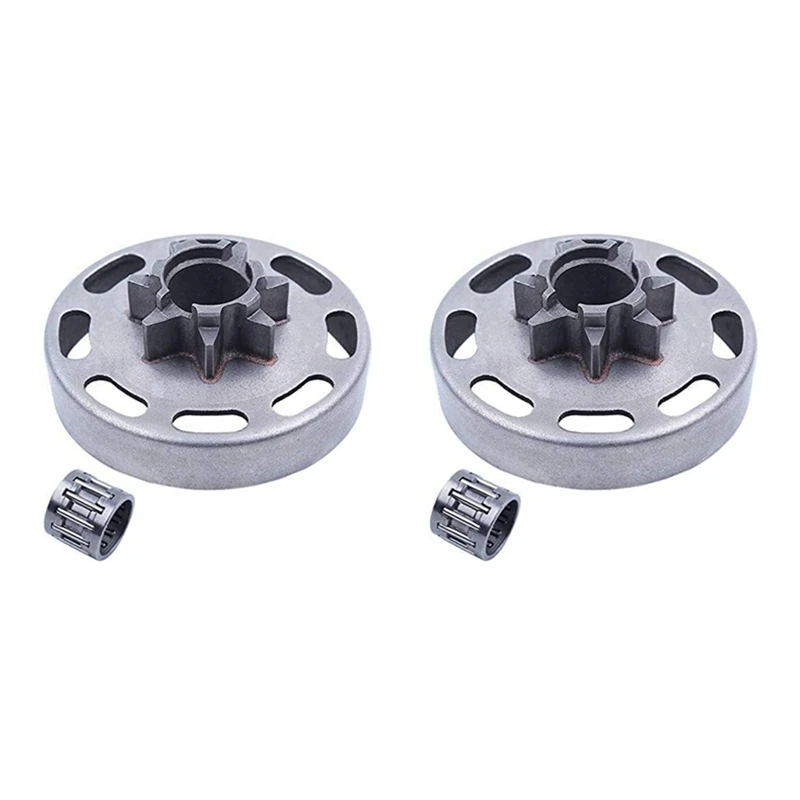 2 комплекта 325 дюйма 7T Фотобарабан с подшипником для Husqvarna 435 435E 440 440E Jonsered CS2240 505 44